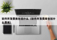 软件开发费用包括什么（软件开发费用包括什么费用）