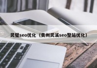 灵璧seo优化（贵州灵溪seo整站优化）