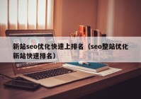 新站seo优化快速上排名（seo整站优化新站快速排名）