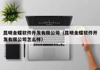 昆明金蝶软件开发有限公司（昆明金蝶软件开发有限公司怎么样）