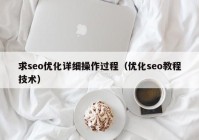 求seo优化详细操作过程（优化seo教程技术）