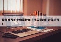 软件开发的步骤是什么（什么是软件开发过程）