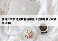 软件开发公司资质包括哪些（软件开发公司资质证书）